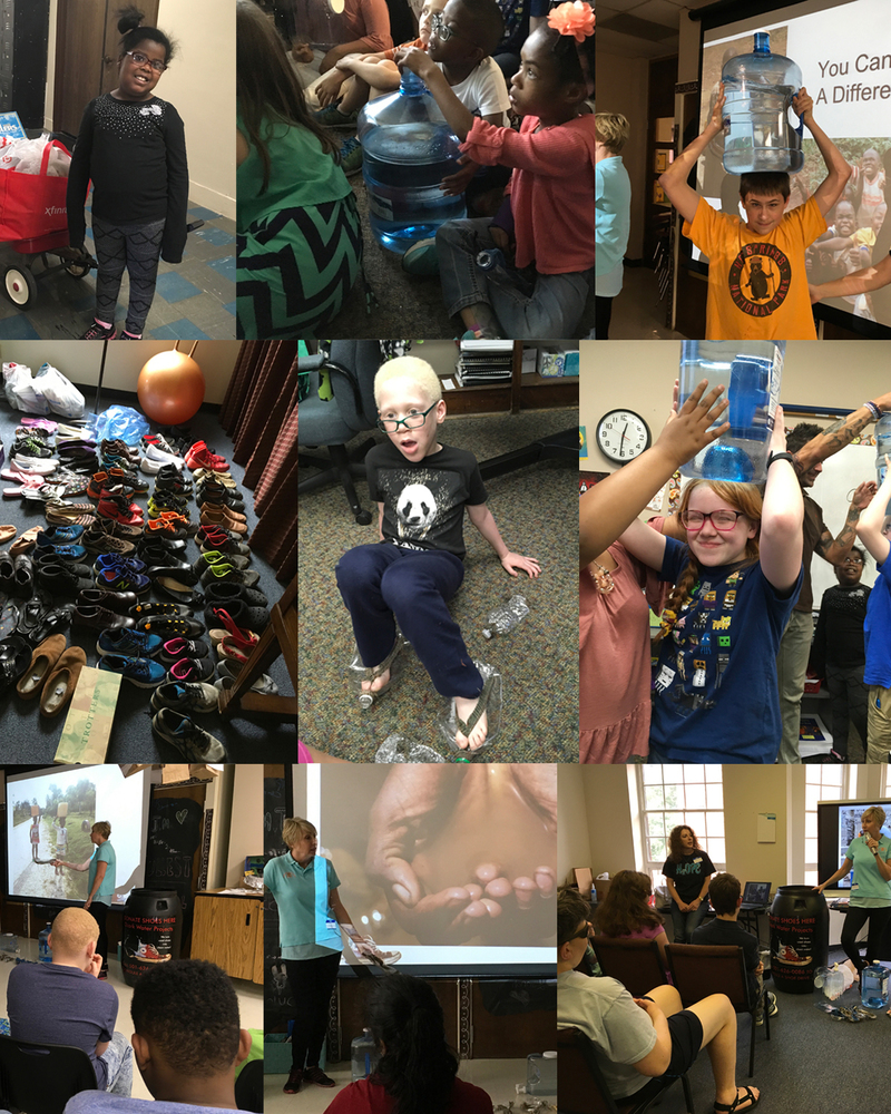 ASBVI 3rd Grade GT Helps the Ozark Water Project